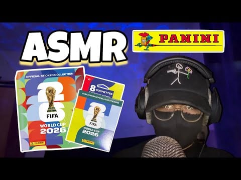 ASMR Français • OUVERTURE POCHETTES PANINI DE LA COUPE DU MONDE 2026 ! (le 1er extra stickers?)