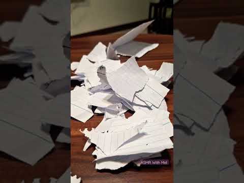 ASMR #Aggressive #Ripping Papers #asmr #shorts #youtubeshort #asmrsound #shortsvideo
