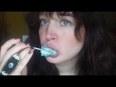 lollipop eating ASMR no talking  (intense mouth sounds)