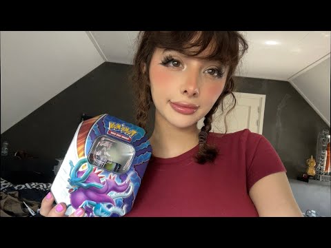 ASMR Pokémon unboxing w/ me