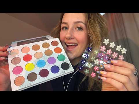 ASMR Personal Attention Makeup Session 💗 Soft Spoken, Face Touching & Visual Triggers for Sleep