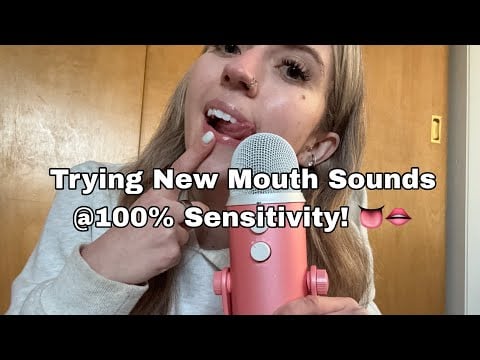 ASMR| NO Talking- More Unique (Wet) Mouth Sounds You Haven’t Heard! 