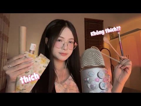 Honq•Asmr|| Asmr những thứ mình không thích - những thứ mình thích