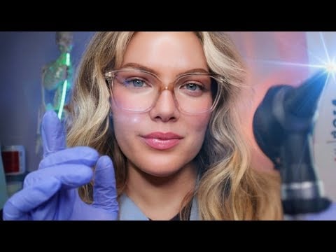 ASMR Ultimate Ear Exam 👂 Otoscope, Ear Cleaning, Hearing Test, Up Close Ear-to-Ear Whispers, 6 Hours