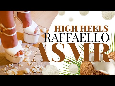 ASMR | Crushing Raffaello with High Heels 4K