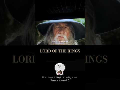 Lord of the rings in the Cinema 😍 #lordoftherings #cinema #lotr #hobbit