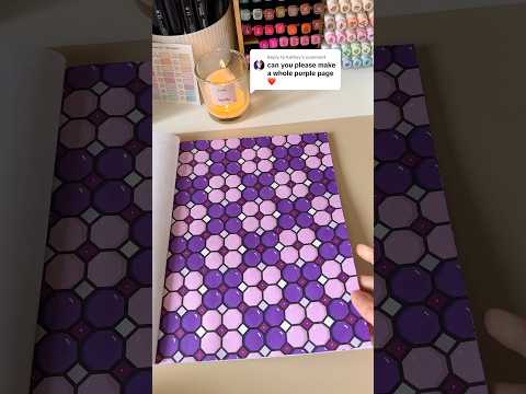 ASMR color with me my fav page💜💟 #asmr #asmrcoloring #colorwithme #oddlysatisfying #coloringpages