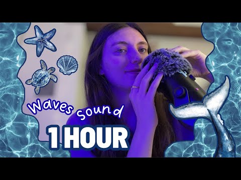 Waves Sound 1 HOUR ASMR 🌊⛱️ 
