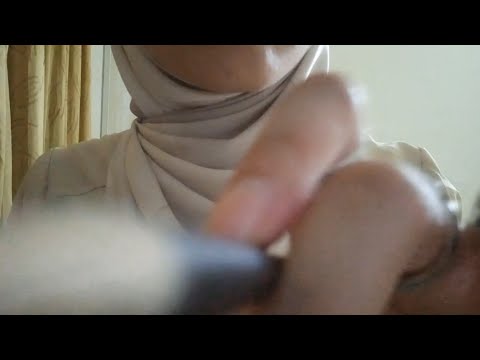 ASMR | Writing, Painting, Sketching on you (Brush you, camera touching and tapping, minimal talking)