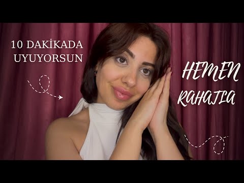 Sadece 10 Dakikada Uyutuyorum 💜| Türkçe Fısıltı Asmr | Rahatlatıcı Telkinler [ASMR]