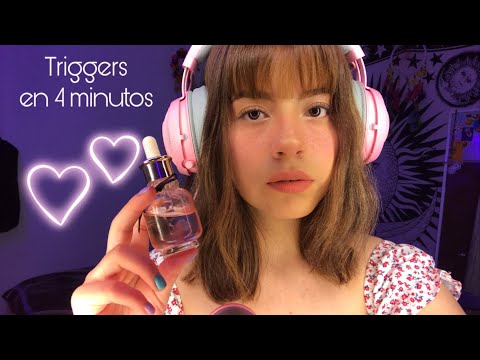 Muchos triggers en 4 minutos | Andrea ASMR 🦋