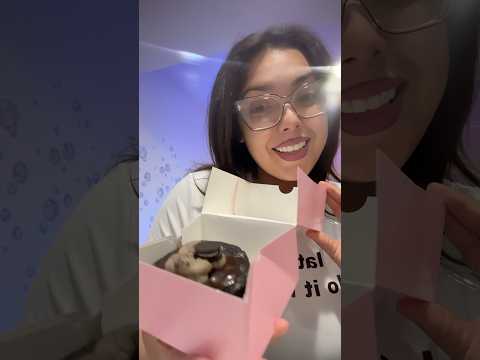 CRUMBL ASMR | soft OREO cake eating sounds #mouthwhisper #crumbl #oreo