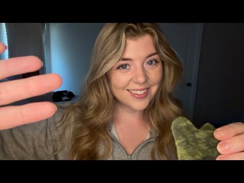 ASMR - Facial Lymphatic Massage to Remove Excess Fluid 