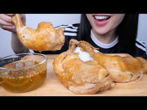 HEALTHY CHICKEN AND RICE (ASMR EATING SOUNDS) NO TALKING | SAS-ASMR