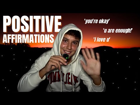 PUBLIC ASMR || POSITIVE AFFIRMATIONS (im so proud of u)✨🧡