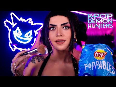 KPop Demon Hunters ASMR | You're Going on Stage with Huntrix 🎤 Zoey's Idol Makeover On YOU💄