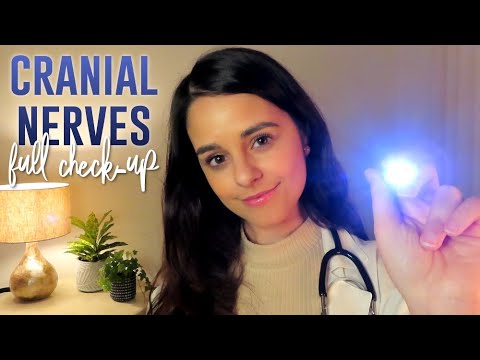 ASMR FULL Check-up: Cranial Nerves, Eye & Ear Exam 🩺