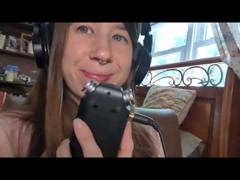 ASMR | Rambling, Testing out this Tascam I found (Life update, Whispering)