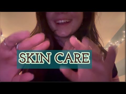 ASMR skincare after a long day! FAST