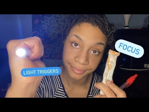 ASMR - Focus, Light Triggers, Subtle Tapping (Brooke)