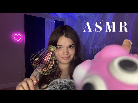 ASMR 50 Triggers 40 Minutes! [Tapping, Mouth Sounds, Sleep Aid]