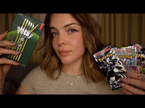 ASMR | Haul retour de Japon 🇯🇵 cosmétique, snacks, Pokémon…