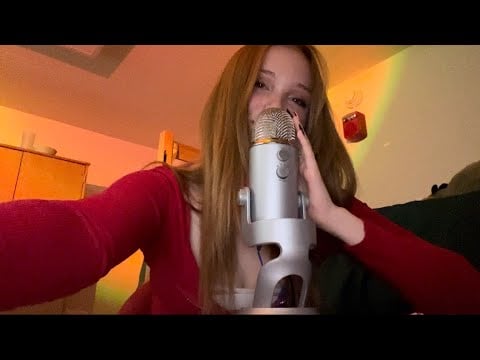 asmr valentine’s day whisper ramble (+tapping)
