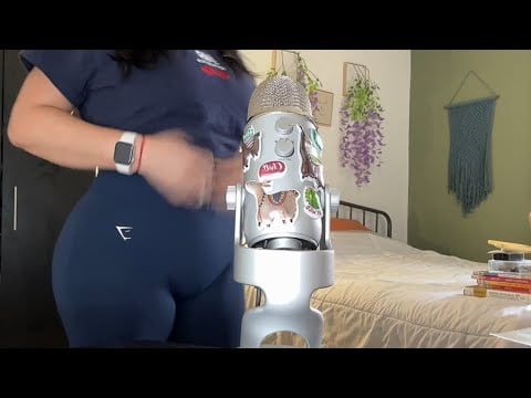 ASMR CLOTHES SCRATCHING @aramoonasmr1111 #asmr #tingles #triggersforsleep #asmrsounds #tapping