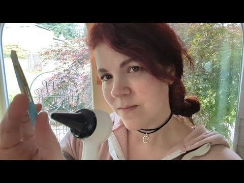 ASMR - Ear Cleaning, Measuring and Electrode Application - Thought Removal Roleplay  - Soft Spoken