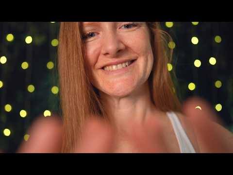 ASMR Face and Neck Massage with music and *layered sounds* 💙