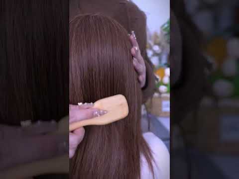 hair play with long nails #asmr #hairasmr #hairsounds #sleepaid