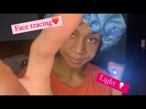 ASMR - Light & Face Trace (Keylia)