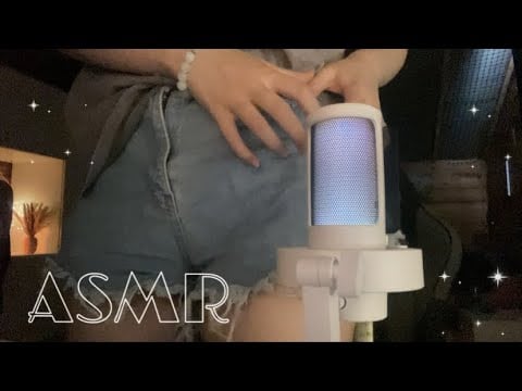 asmr какие-то звуки рта и рук, скретчинг, таппинг и тд