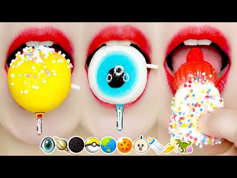 Ball Jelly Emoji Eatingshow 볼젤리 이모지 먹방 ASMR Mukbang