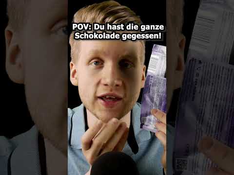 ASMR - POV: Du hast die ganze Schokolade gegessen! #shorts #asmr #roleplay #deutscheasmr