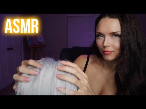 ASMR // Relaxing Scalp Massage, Head Scratching & Hair Playing