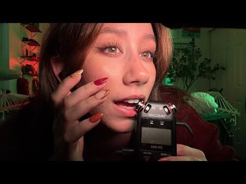ASMR | Ear Eating/Mic Biting | 12 Days of Mouth Sounds- Day 4