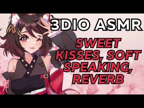 【3DIO ASMR】🌸 i'll take good care of you~ ♡ sweet kisses, soft speaking, reverb