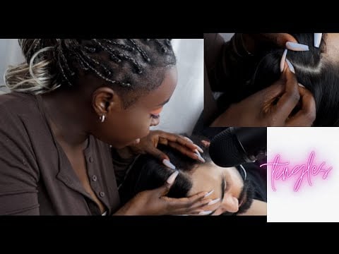 ASMR Attentive Picking thru your scalp | triggers for DEEP SLEEP ~ zoomed, personal attention