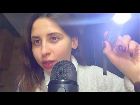 ASMR: Midnight Eye Examination With Bright Light Triggers (Follow My Instructions)