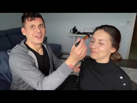 My Boyfriend does my Makeup(Prank on girlfriend)#prank#challenge