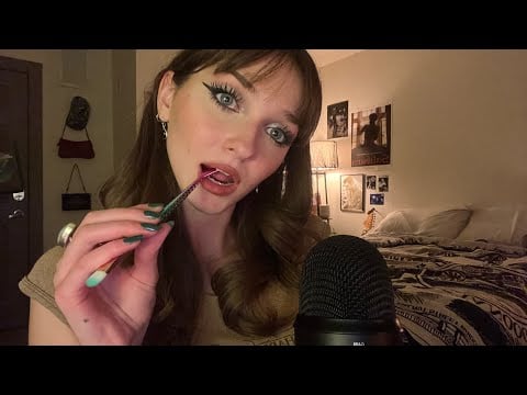 ASMR Mermaid Brush Mouth Sounds