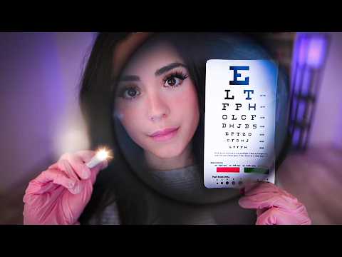 ASMR Eye Exam | Lens 1 or Lens 2?
