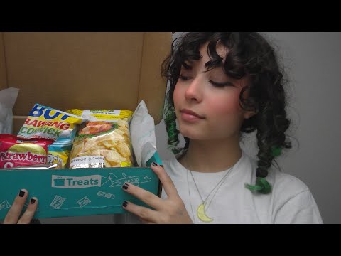 ASMR - trying filipino snacks ★ mukbang w/ trytreats