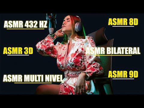 ASMR 432 hz, 3D,  MULTINIVEL, 8D, 9D Y BILATERAL! Tu Eliges | Asmr español | Asmr with Sasha