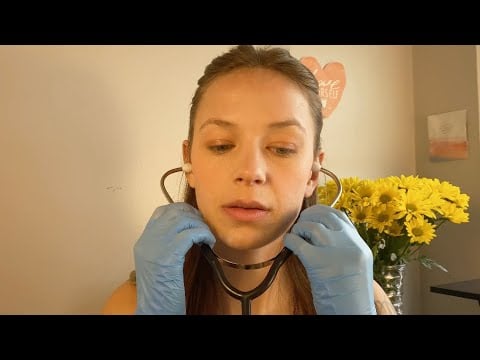 ASMR Medical Exam | Vitals, Face & Mouth Assessment (Soft Spoken) 