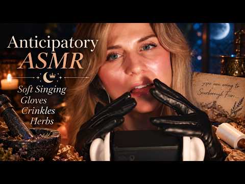 Anticipatory ASMR 🌙 Gentle Singing & Unexpected Tingly Triggers Antici 🎶 pation!