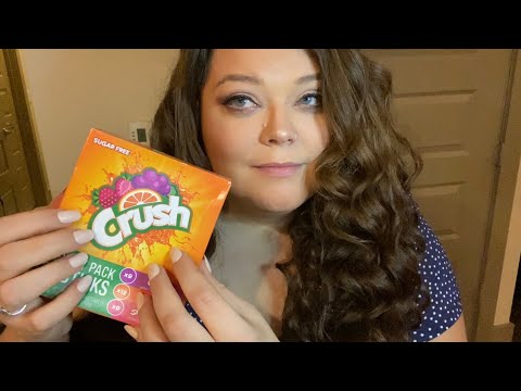 ASMR - Mini Grocery Haul tapping / whispering