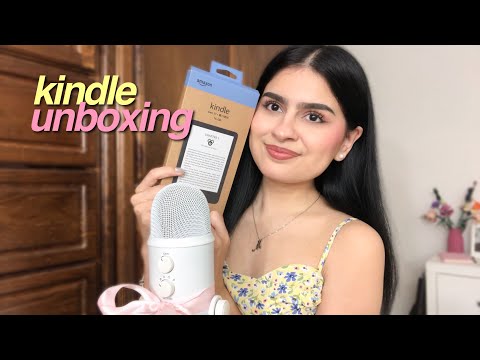 asmr | kindle unboxing (con muuuuucho tapping) 