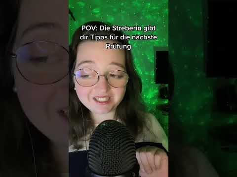 POV: Die Streberin gibt dir Tipps für die nächste Prüfung #shorts #asmrshorts #asmr